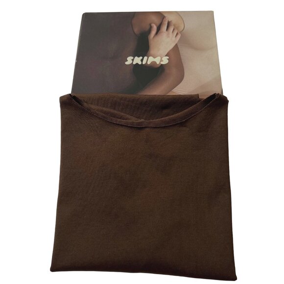 SKIMS Essential Crew Neck Sleeveless Bodysuit Smokey Quartz Womens 4X/5X - Picture 3 of 11